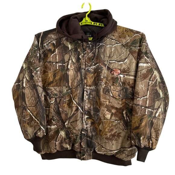 Redhead 3XL Mens Realtree Camo Hooded Jacket Bass Pro Shops Logo Hunting Camping - Picture 1 of 10